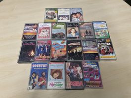 19 Stück Musikkassetten ABBA etc. gemischt, Konvolut