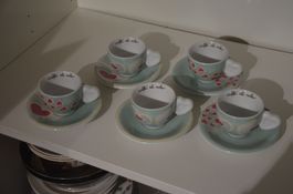 5 STUCK ESPRESSO TASSE THUN NEU