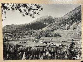Ansichtskarte von Cinuos-Chel GR 1964