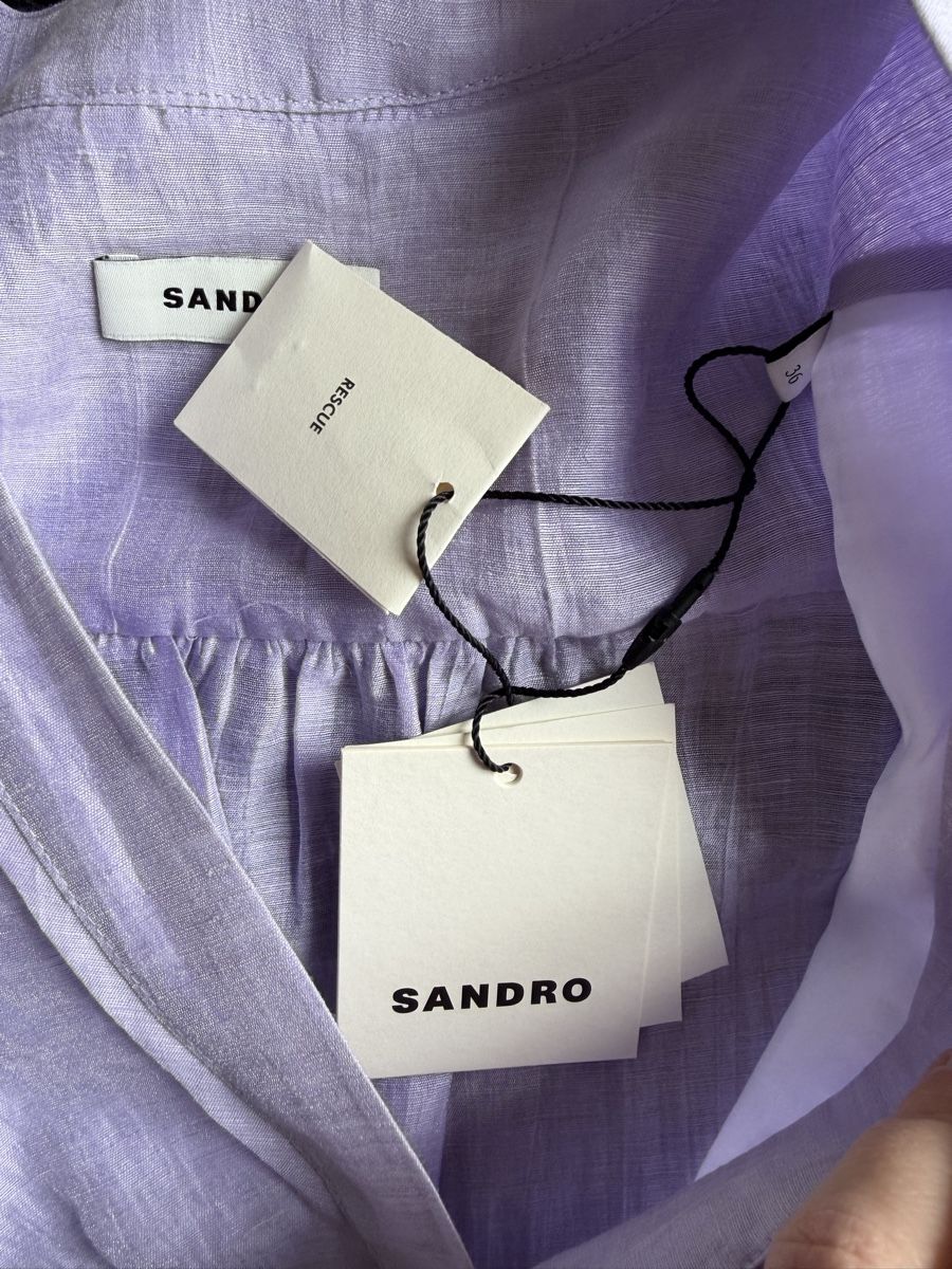 Sandro Vestiti: Sandro Dress - Lilac - Size 36 - BNWT! – Nuovo (secondo la descrizione) da Genève venduto da nba_l98n 4