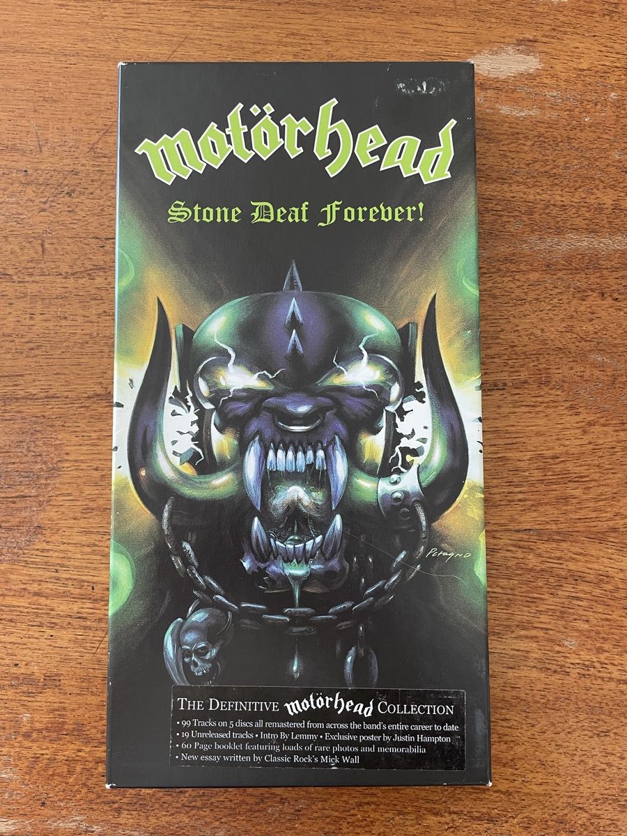 CD: %%SALE%% - Coffret Motorhead Stone Deaf Forever - Rare !!! – Usato da Etoy venduto da 6iulian0