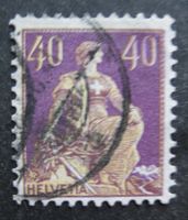 Helvetia mit Schwert 107, 1908, gestempelt