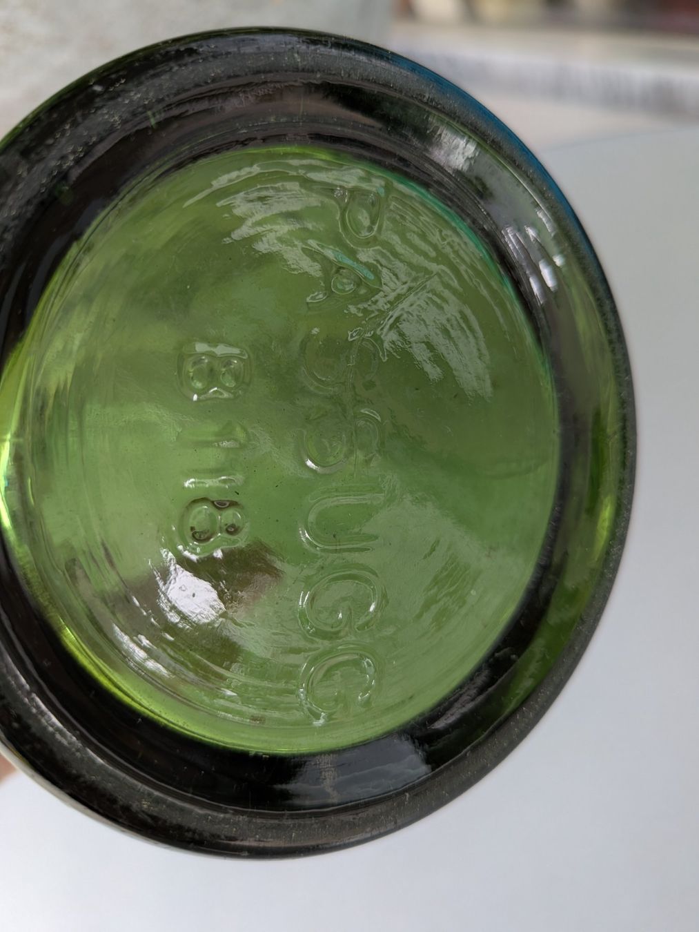 Bicchieri, Caraffe & Bottiglie: Ältere Passugger Tafelwasser Flasche Glasflasche – Usato da Emmen venduto da magelan 6