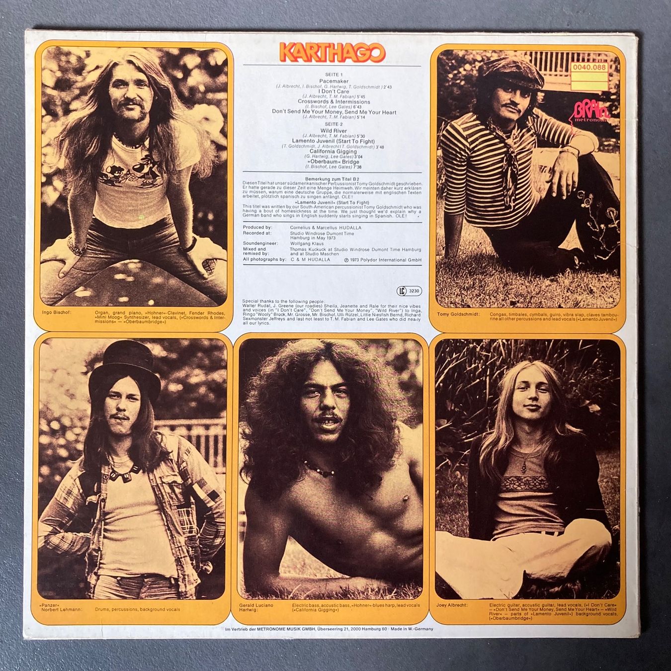 Dischi in vinile: Karthago - Second Step - LP – Usato da dachsen venduto da oheio 1