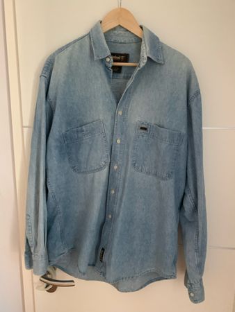 Timberland Retro Jeanshemd, Grösse M, Top Zustand, hellblau
