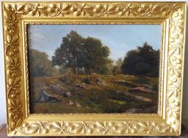 Gemälde A.Calame Pais Jura