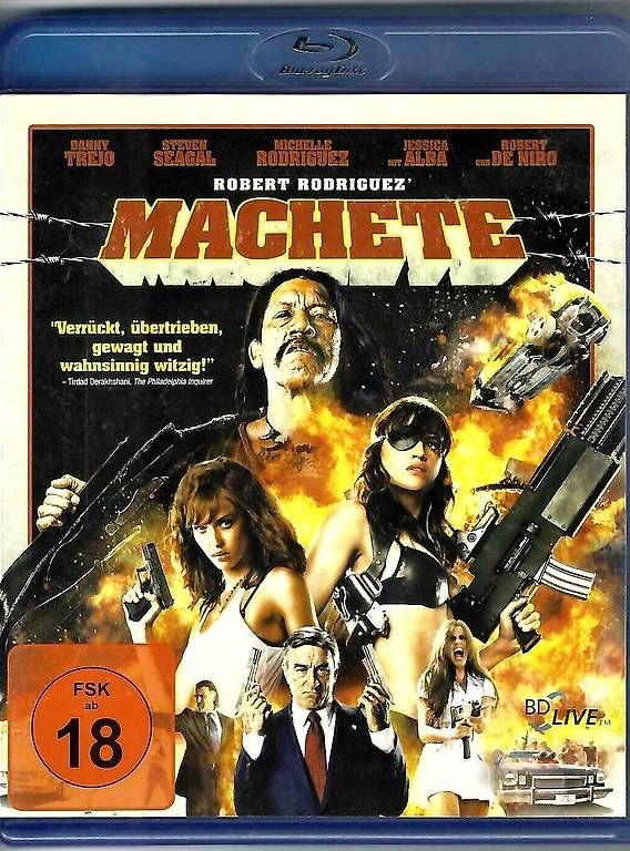 Tutti i DVDs: Machete - Blu-ray Film – Usato da Dörflingen venduto da Super-Bob