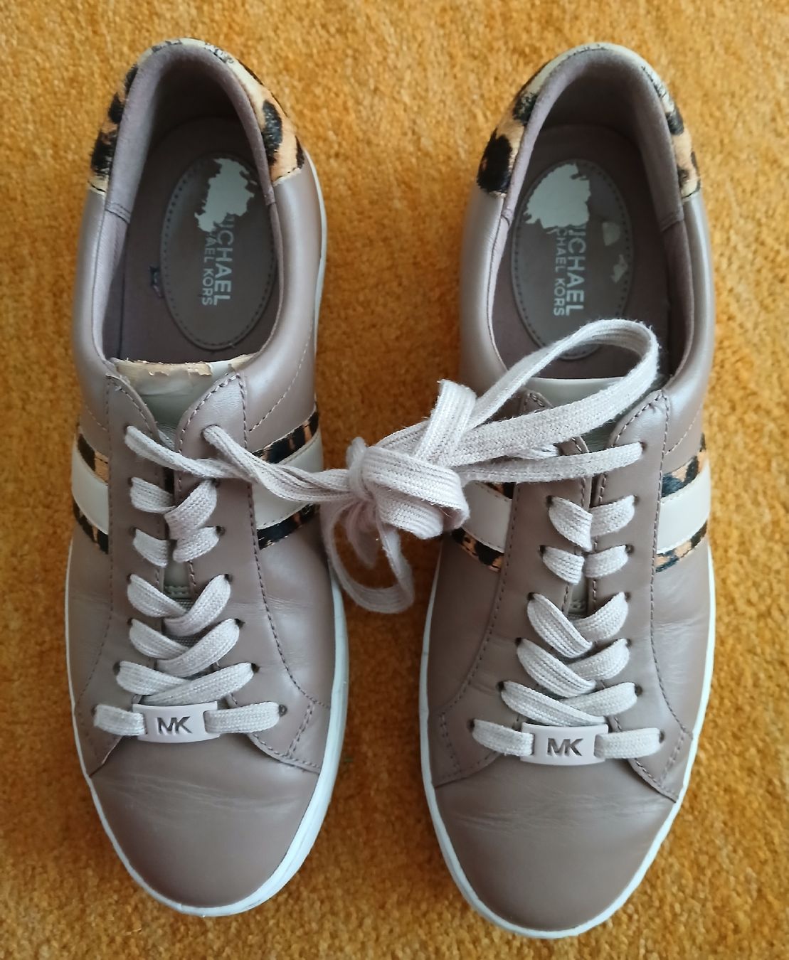 Michael Kors Scarpe da donna: Michael Kors Sneaker, Gr. 38, Leder, Beige, Tierprint – Usato da Frasnacht venduto da ale_g288 1