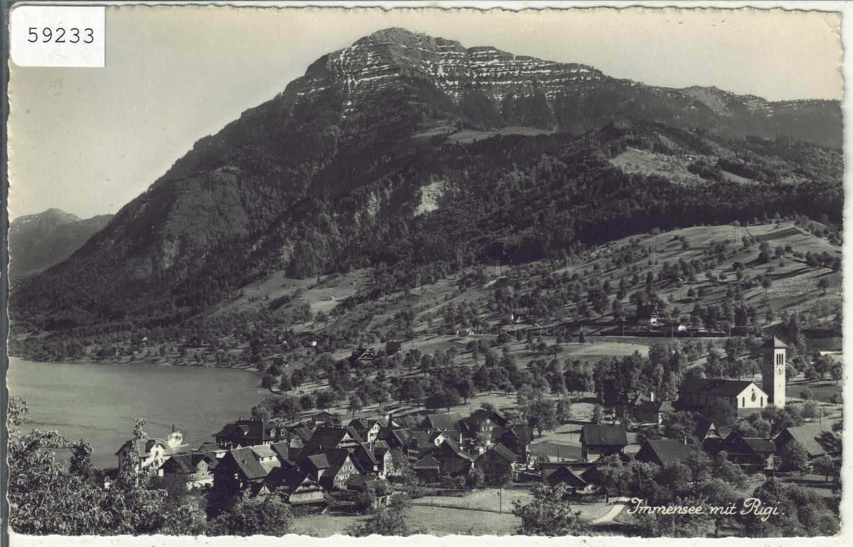 Cartoline postali: Immensee mit Rigi – Usato da Ettingen venduto da Kartenplanet