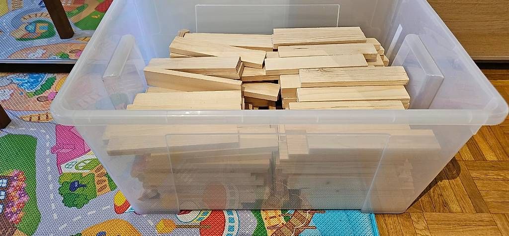Giocattoli: Mattoncini legno per costruzioni – Usato da Massagno venduto da dan_mz6g 1