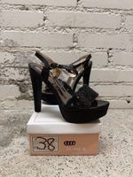 High Heels Black Size 38 New in Box