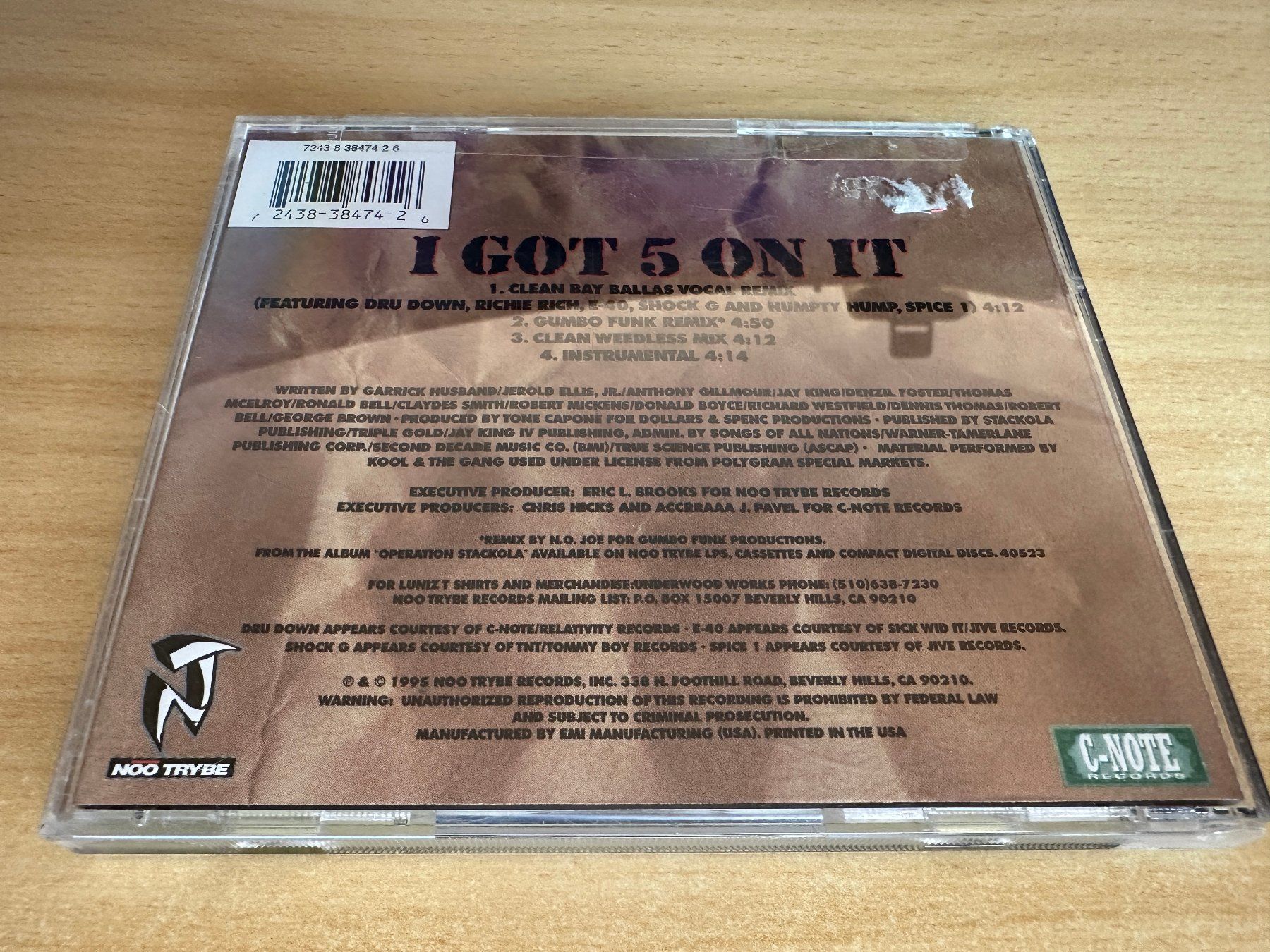 CDs: F6 Luniz – I Got 5 On It - Single CD – Gebraucht aus Rikon im Tösstal von Alpenmutz 1