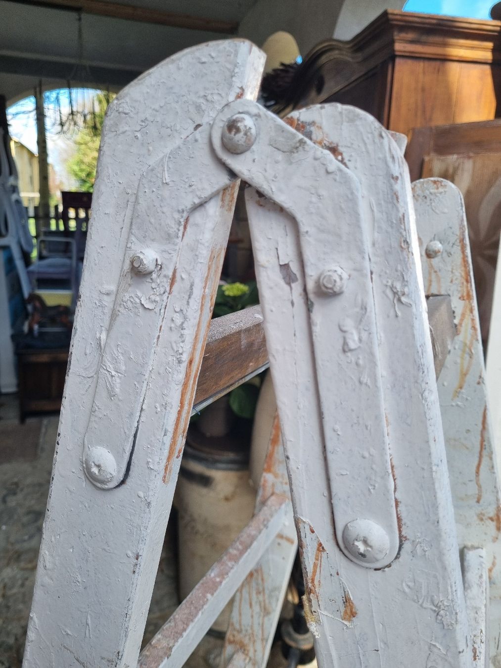 Leitern: Alte Maler Leiter Shabby Chic Atelier-elisa – Gebraucht aus Wohlen AG von Atelier-Elisa 1