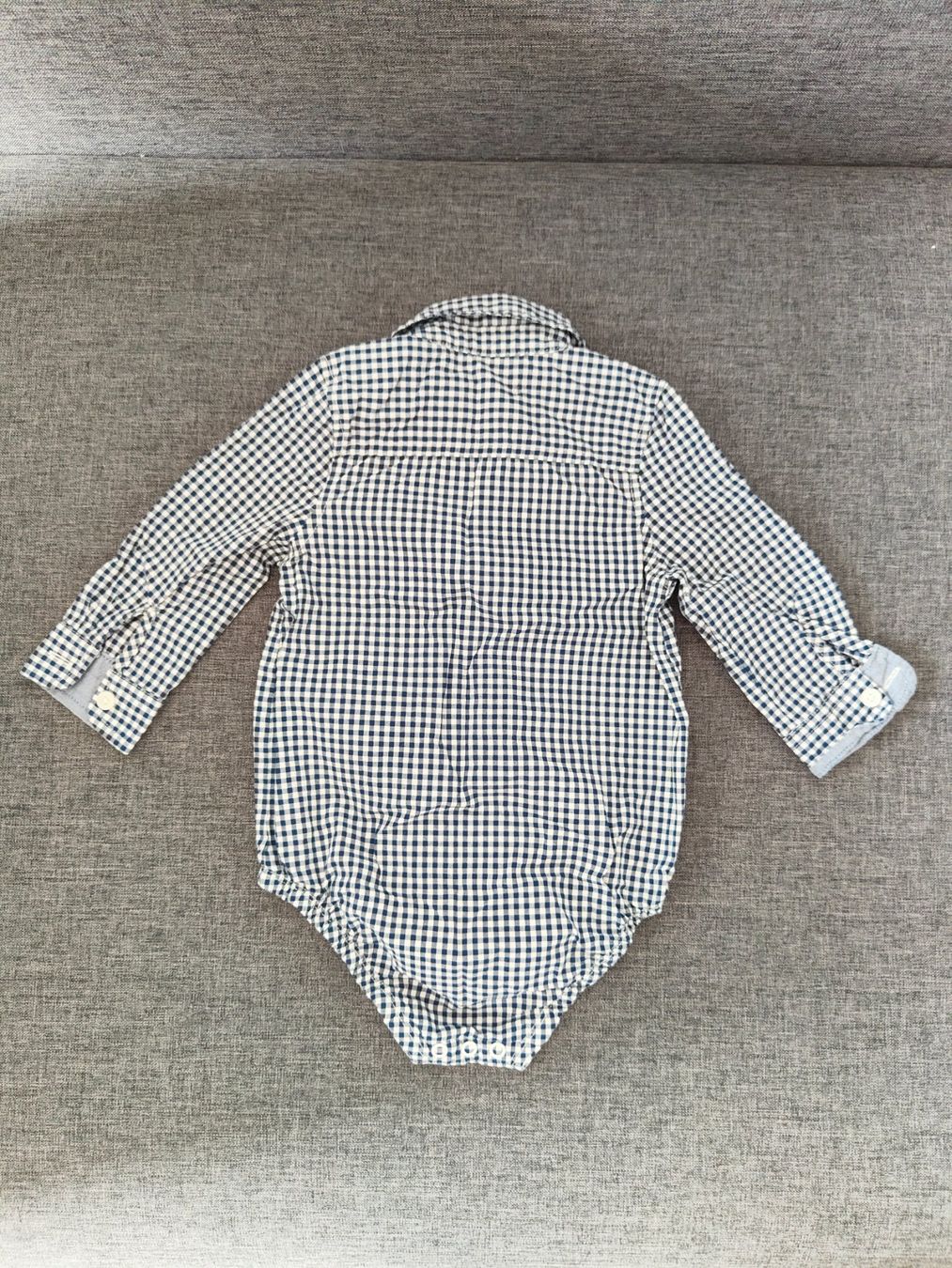 Biancheria intima: Gr. 80 Body Kariert, lange Ärmel – Usato da Sursee venduto da lou19 2