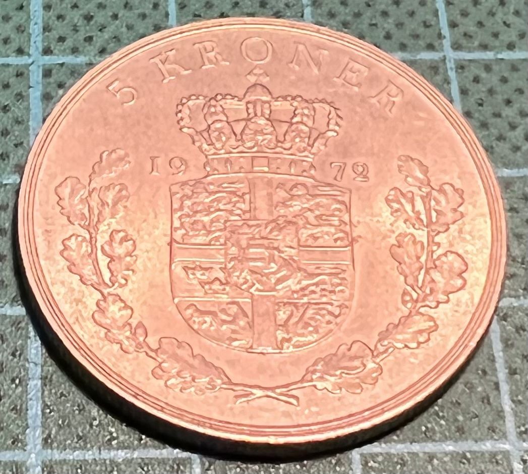 Tutti le monete: 5 Dänische Kronen 1972 – Usato da Sevelen venduto da Ritiplampi 3