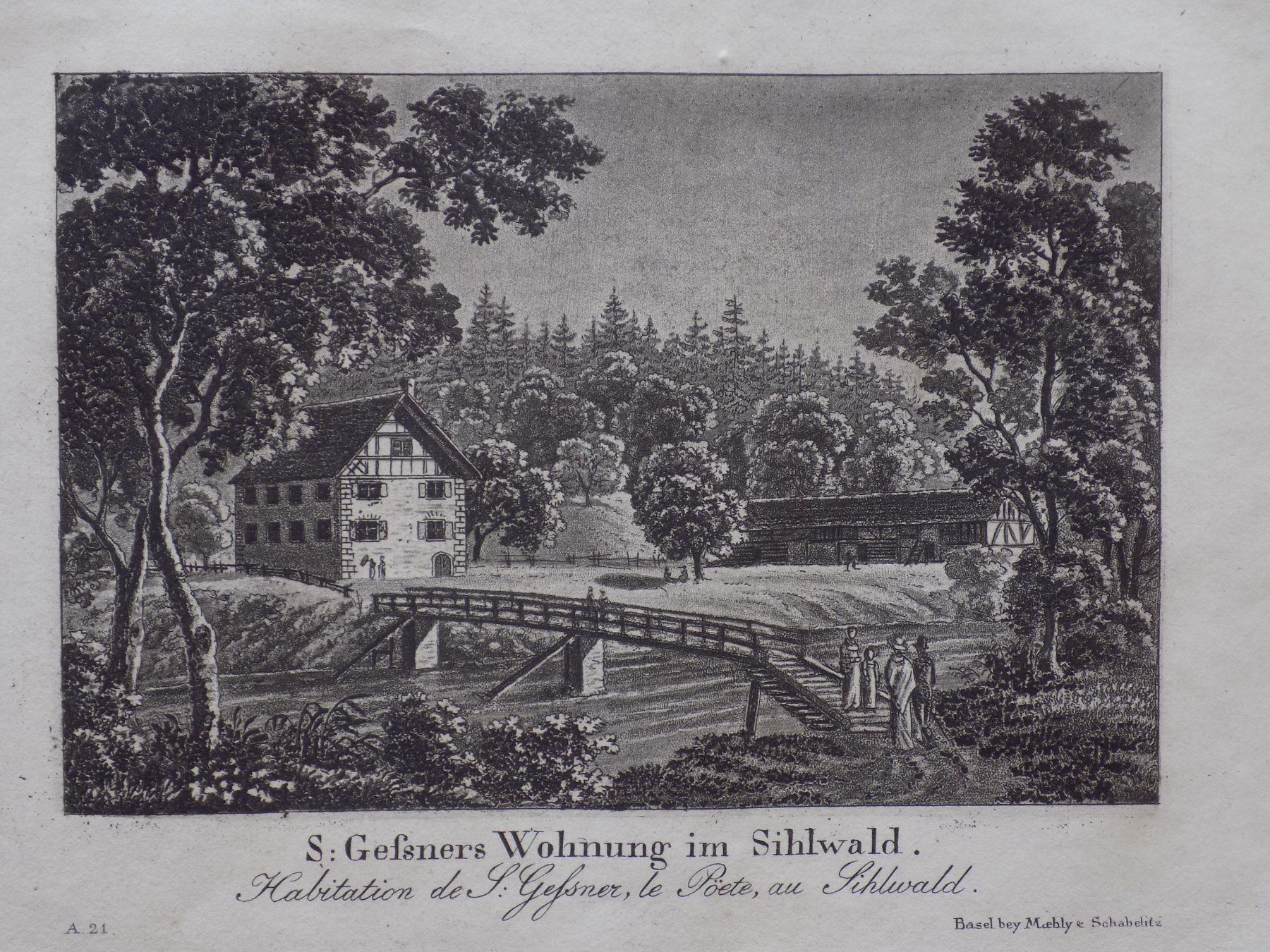 Stiche: Gessners Wohnung Sihlwald Sihltal – Gebraucht aus Risch von Rischli15 1
