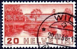 WIL 1938 BIT-GEBÄUDE 20 RP SBK 211 GESTEMPELT - U248