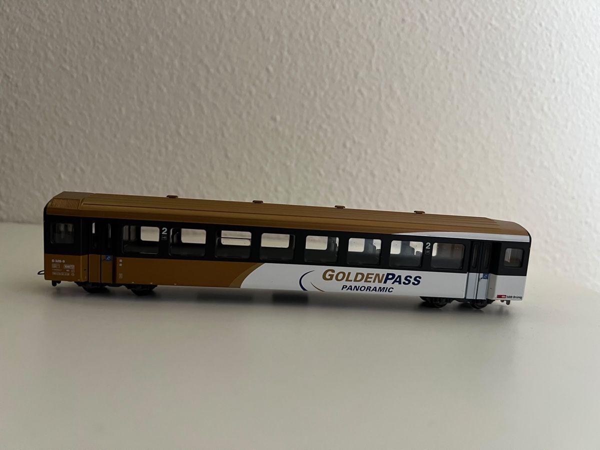 Bemo Modellini di ferrovie: Bemo Goldenpasswagen – Nuovo (secondo la descrizione) da Alpnach Dorf venduto da cam_6lp5