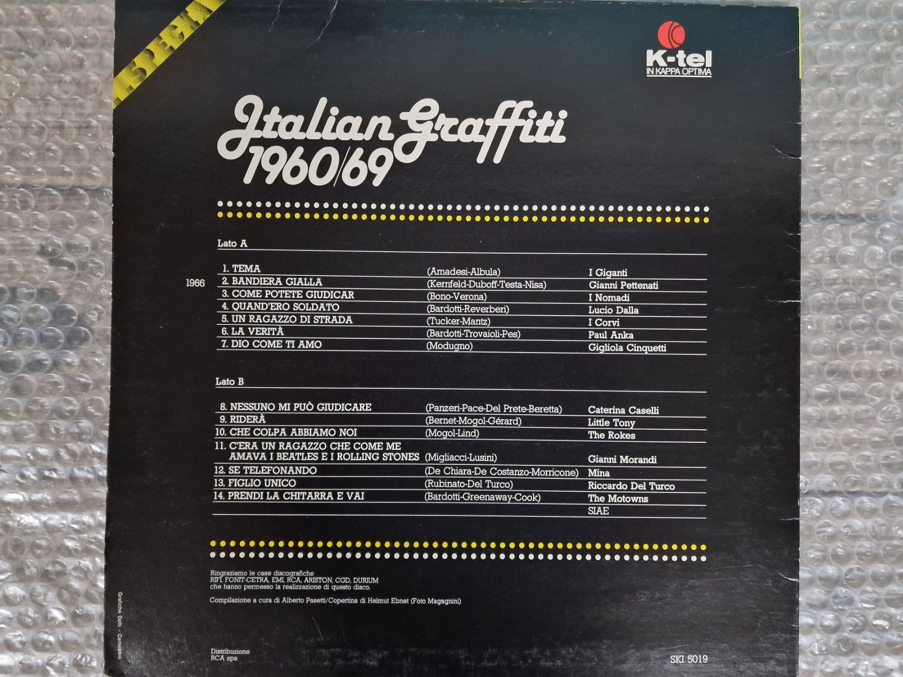 Vinyles: Various LP – Italian Graffiti 1966 – D'occasion à Root par atelier22 1