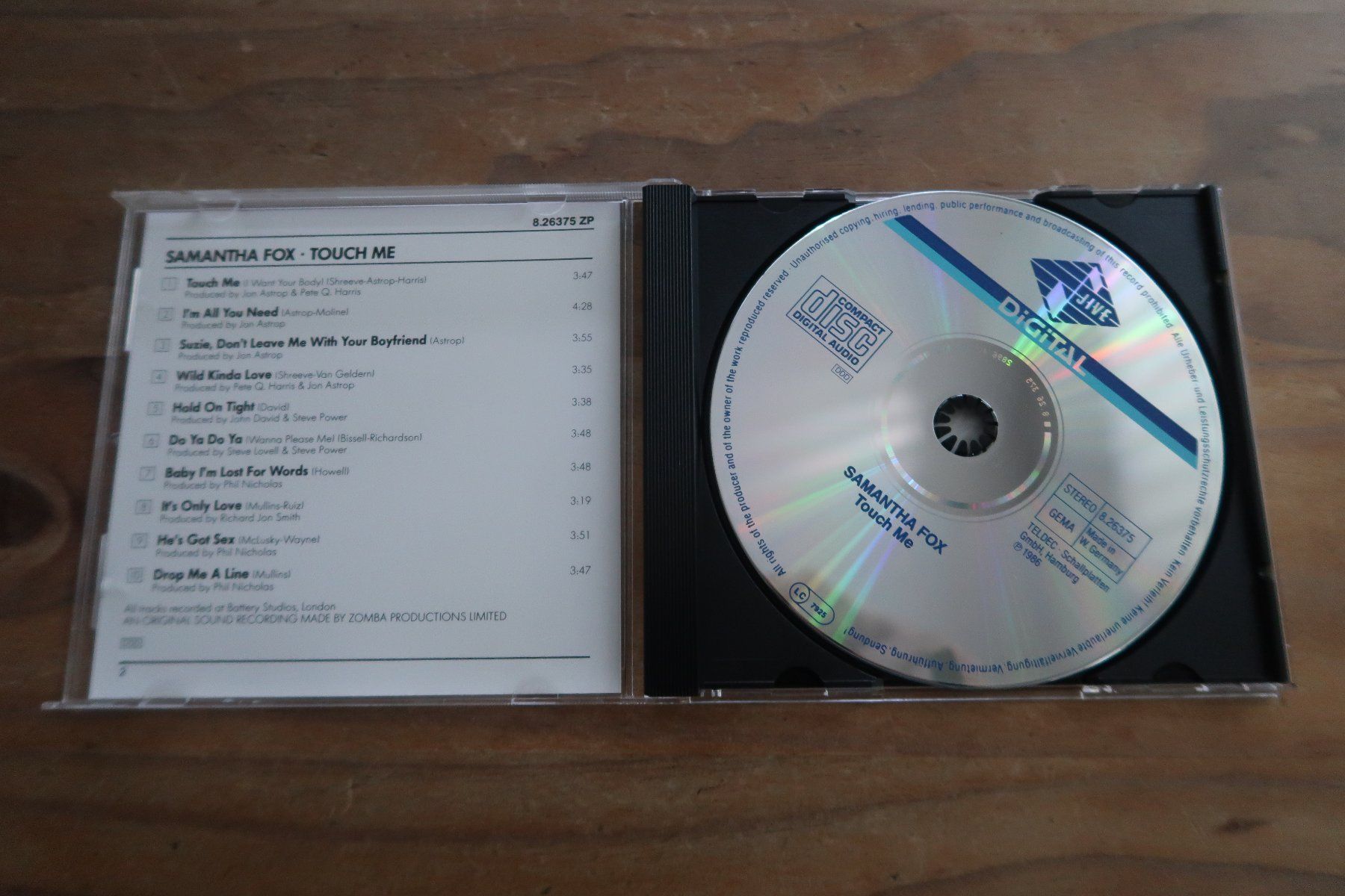 CD: SAMANTHA FOX - TOUCH ME - CD – Usato da Basel venduto da Patiscat 3