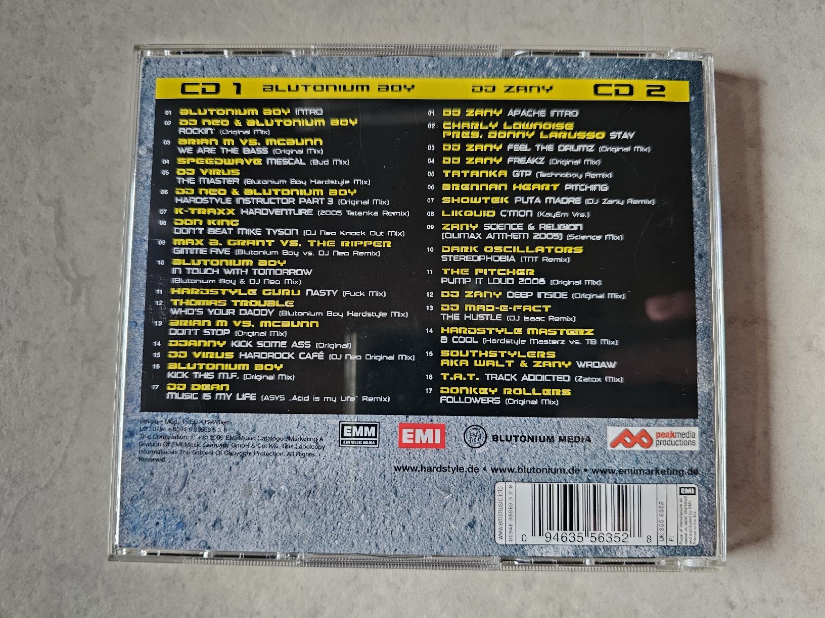 CD: Blutonium Boy & Dj Zany  -  Hardstyle Vol. 8  /  2 CD's – Usato da Schneisingen venduto da backstore24 1