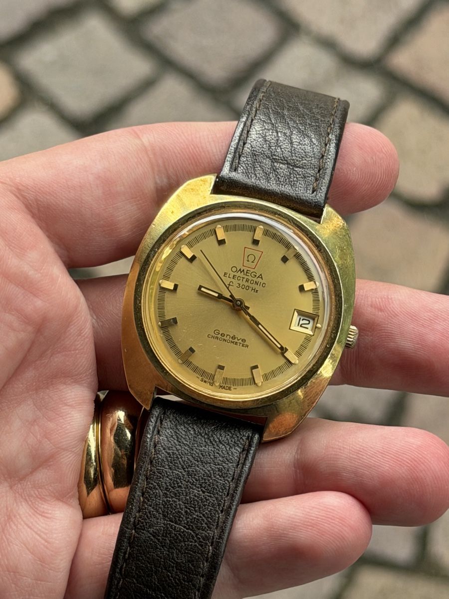 Omega Orologi: Omega Electronic f300hZ plaque  – Usato da Winterthur venduto da YSCHU 6