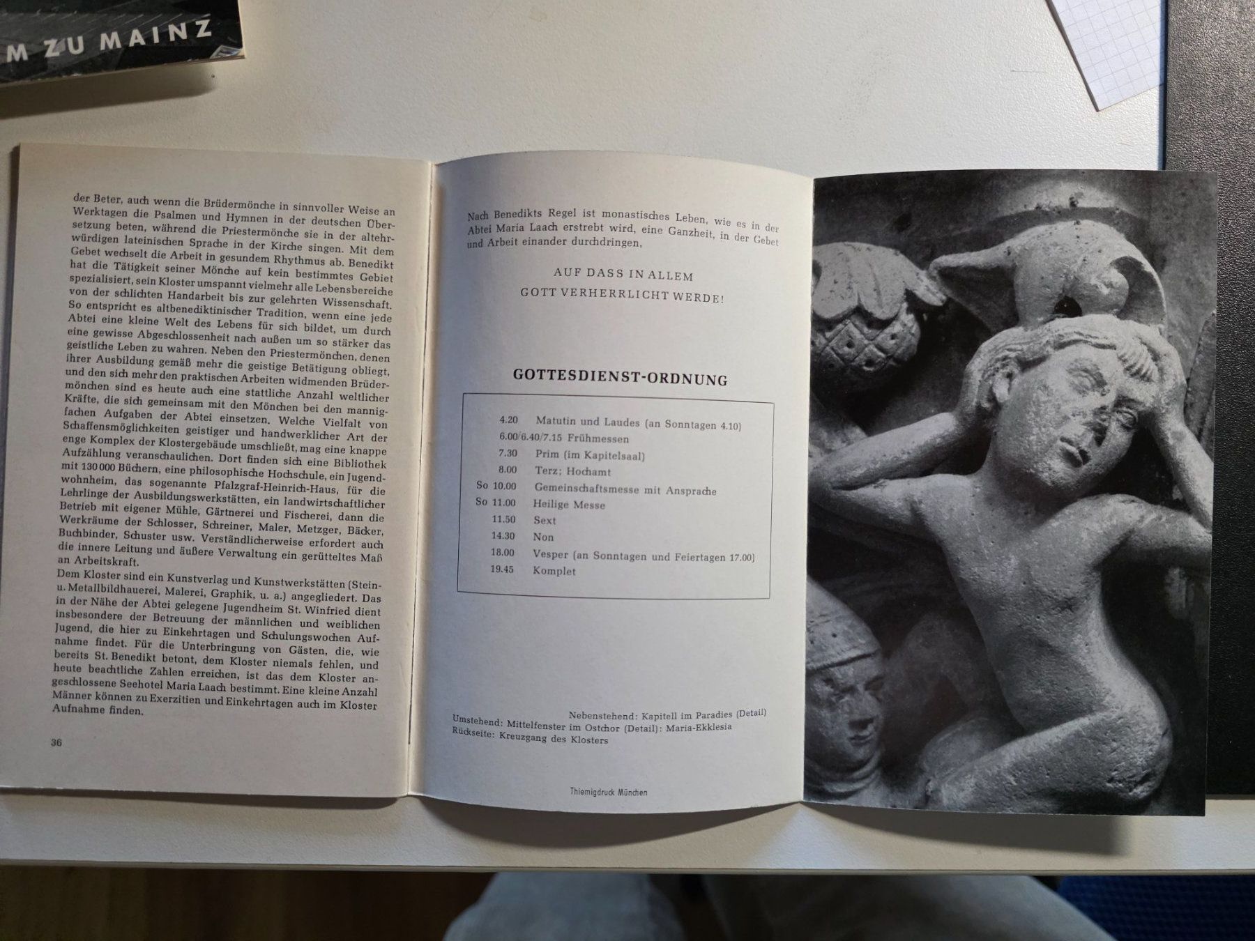 Bücher: Abtei Maria Laach - Vintage Heft – Gebraucht aus Walterswil BE von Lonitti 2