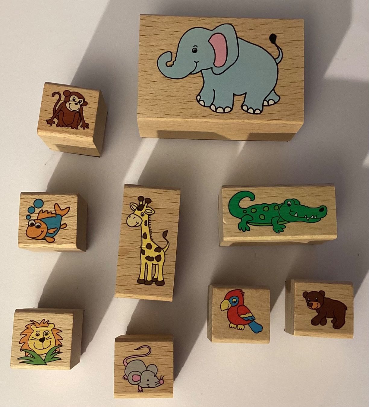 Tampons: Stempel-Set Tiere & Verkehr – D'occasion à Wagen par papai1