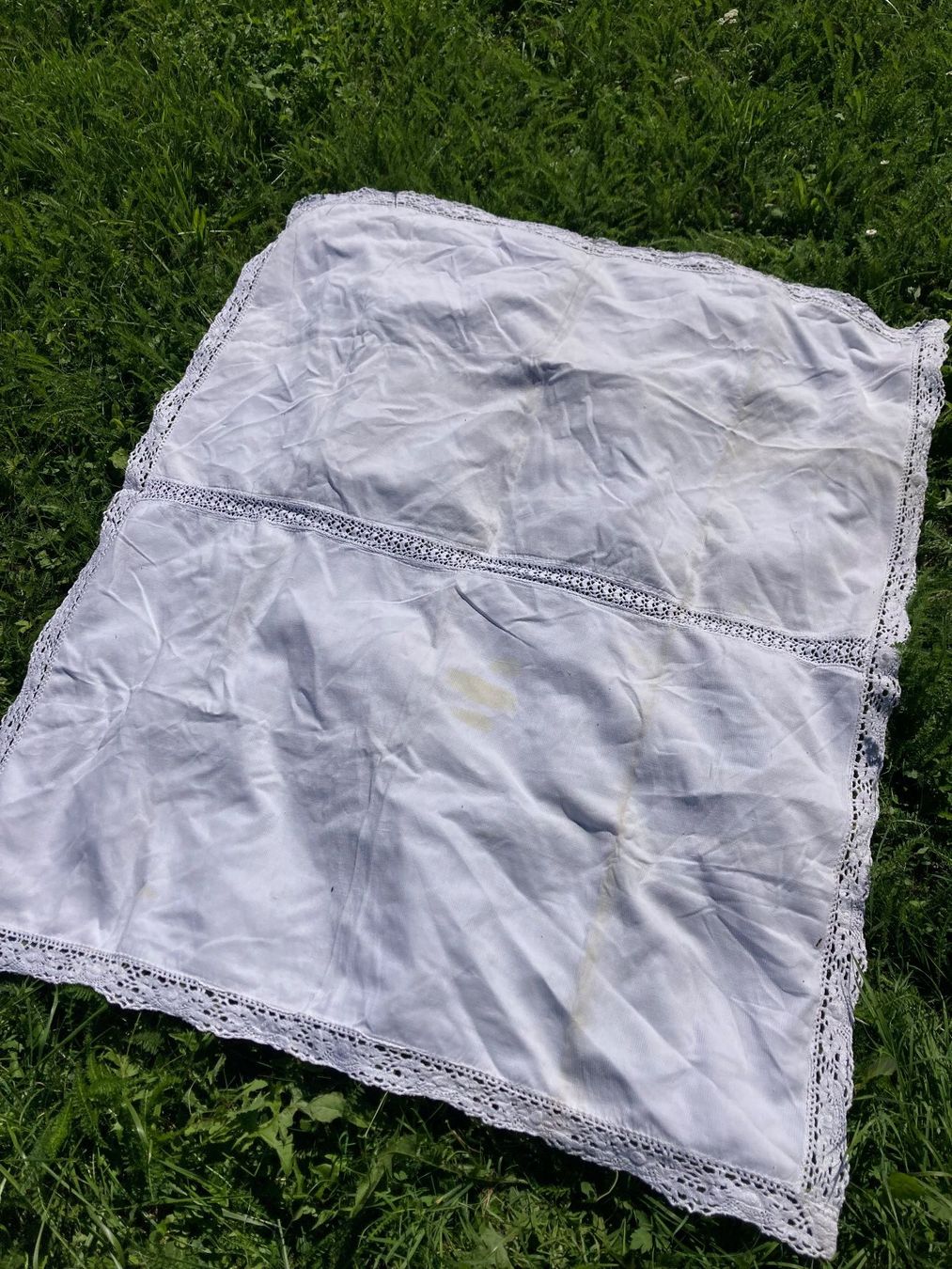 Altra biancheria da tavola: Nappe ancienne Tischdecke antik – Usato da St-Cierges venduto da LeRegain 1