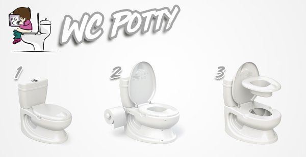 WC: Mobiles Kinder WC Potty ''Panda'' – Nuovo e nell'imballaggio originale da Walenstadt venduto da Trend-24 4