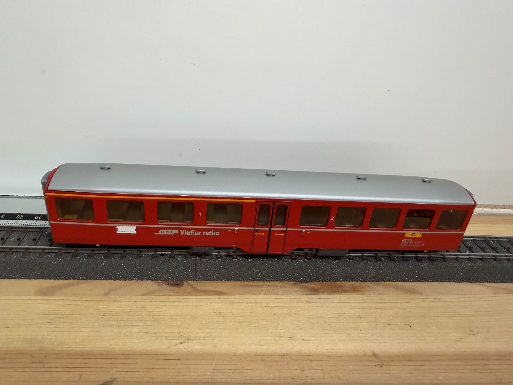 Bemo Modellini di ferrovie: Bemo 3285 124 RhB AB Pendelzugwagen – Usato da Büsserach venduto da ModellbahnDepot 3