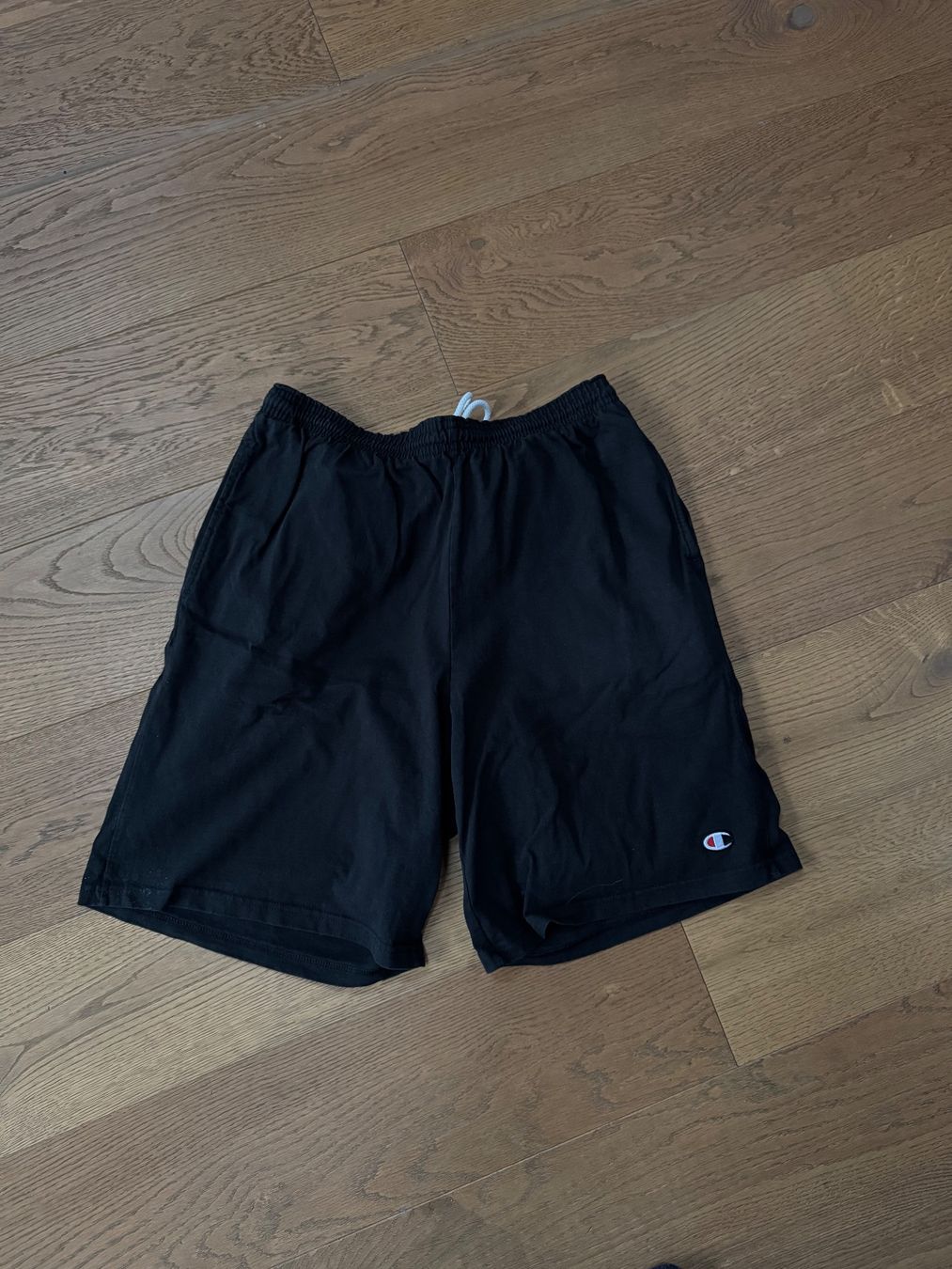Champion Pantaloni: Champion Baumwoll Shorts, Gr. M, Schwarz – Usato da Hasle b. Burgdorf venduto da Han269
