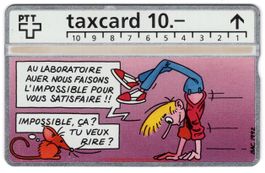 10.- LABORATOIRE AUER - seltene Firmen Taxcard
