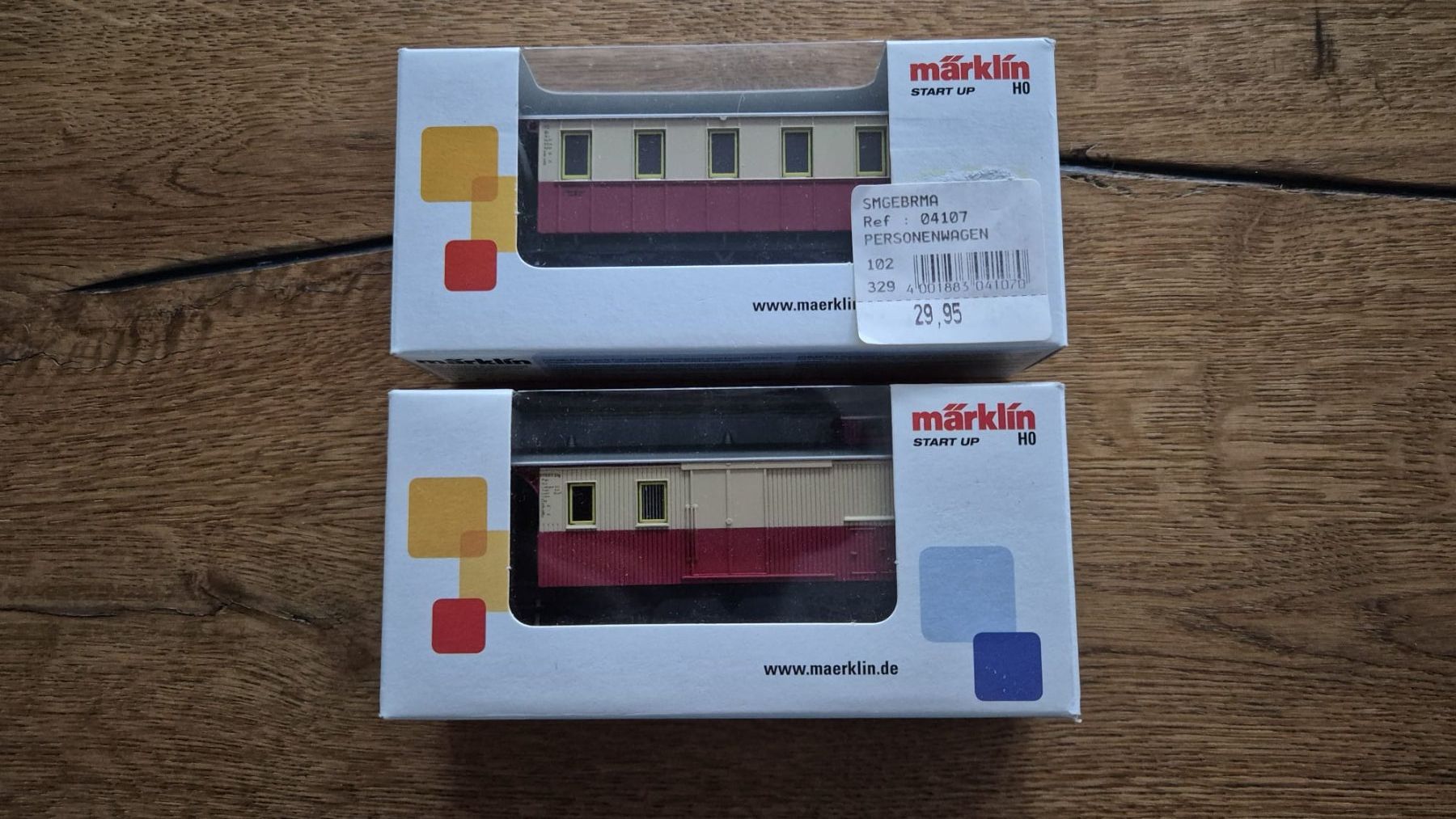 Märklin Modellini di ferrovie: Personen- und Gepäckwagen – Nuovo e nell'imballaggio originale da Schattdorf venduto da Emma110