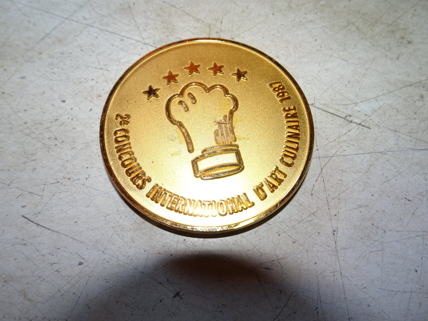 Medaillen: Medaille vergoldet – Gebraucht aus Bichwil von Silbereule9