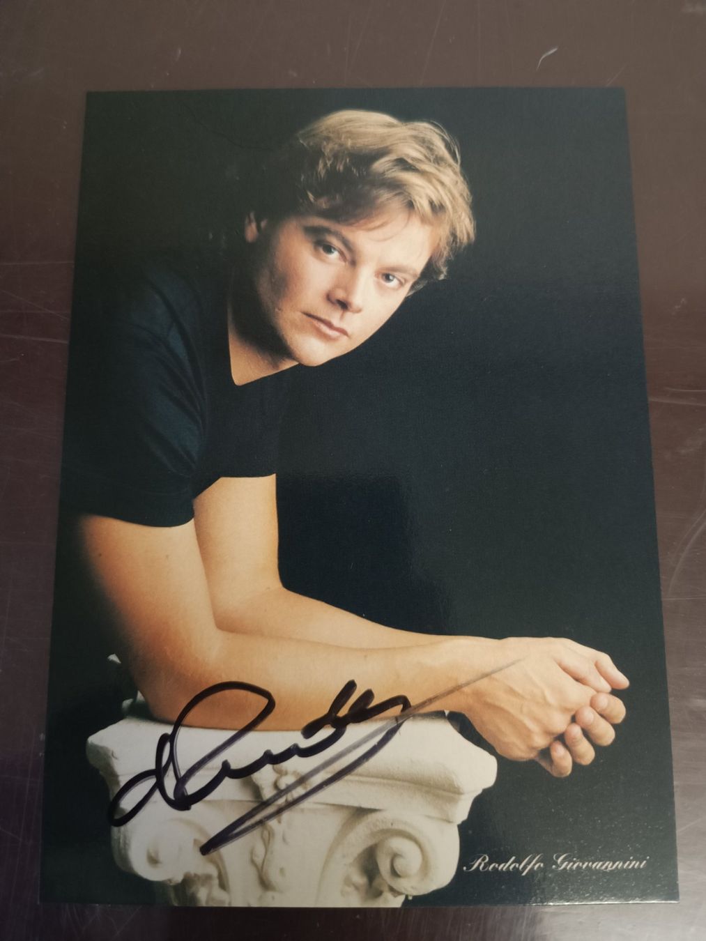 Autografi: Rudy Giovanni - handsignierte Autogrammkarte – Usato da Menziken venduto da Artographs