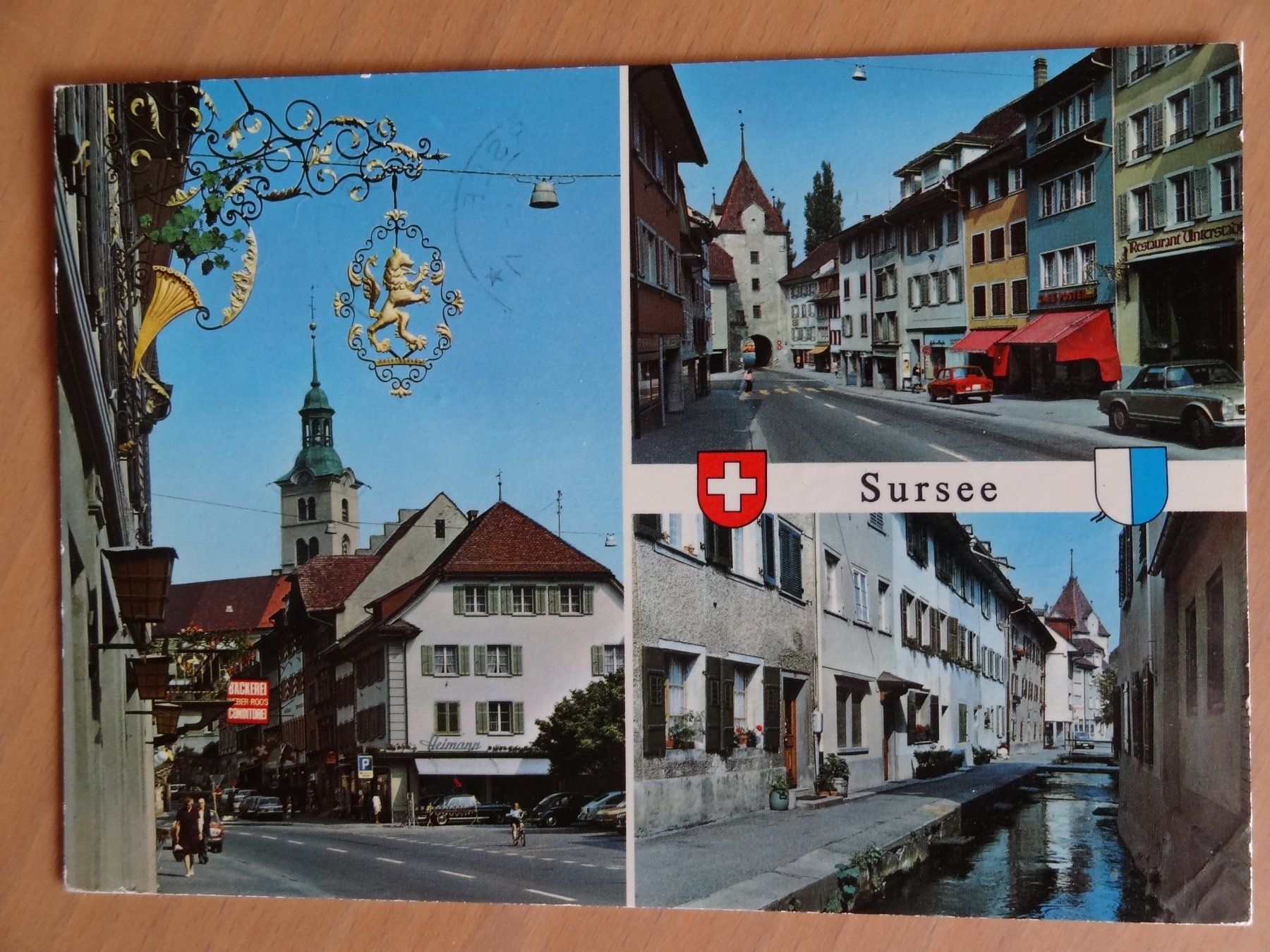 Cartoline postali: Sursee - Altstadtpartien - LU - 1972 – Usato da St Léonard venduto da Riglin