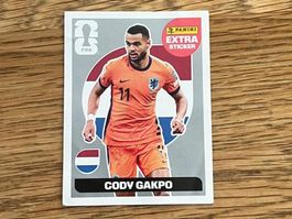Panini Extra Sticker Silber Gakpo