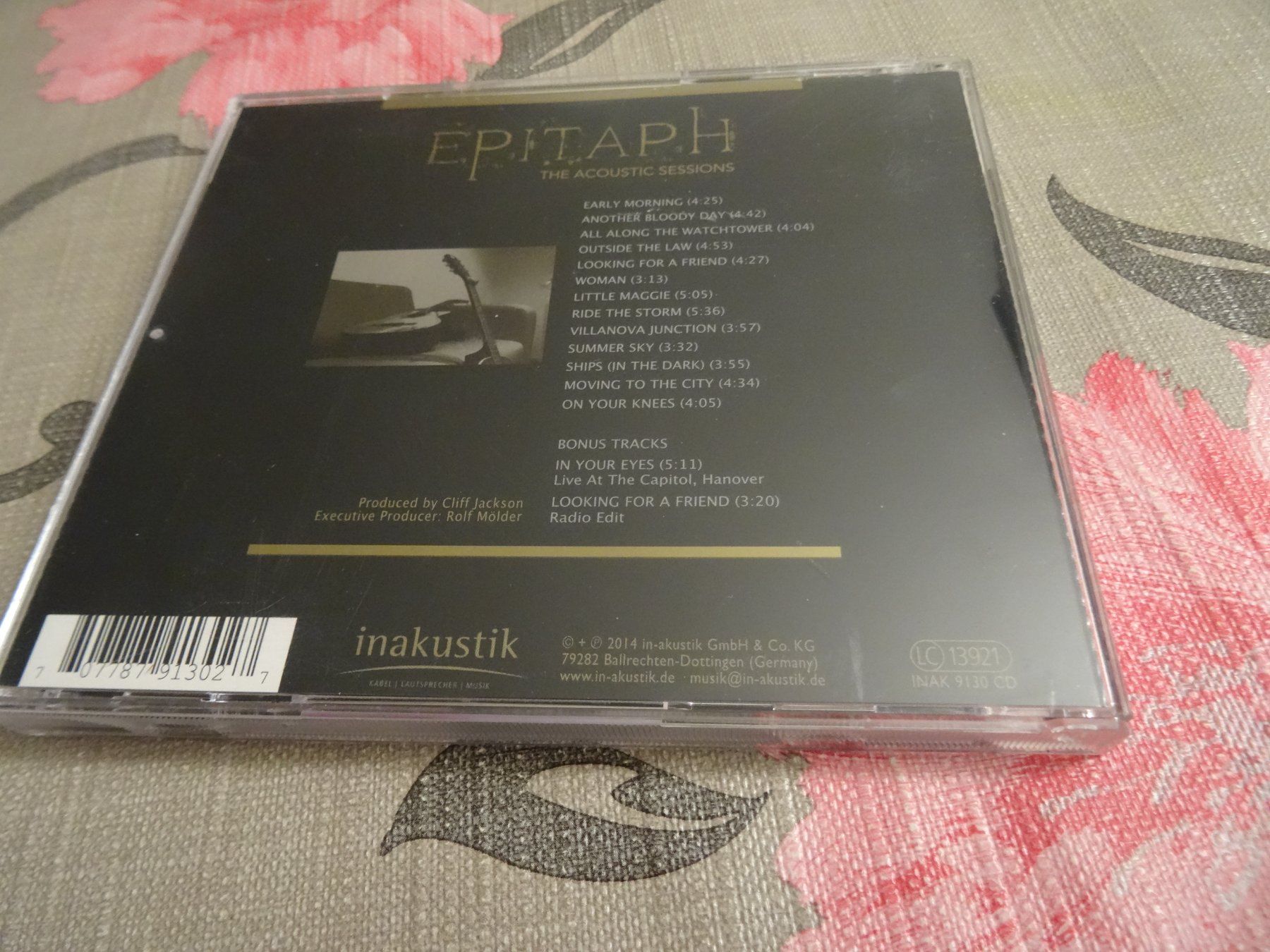 CDs: Epitaph - The Acoustic Sessions - CD – Gebraucht aus Olten von Disc-Ausverkauf 1