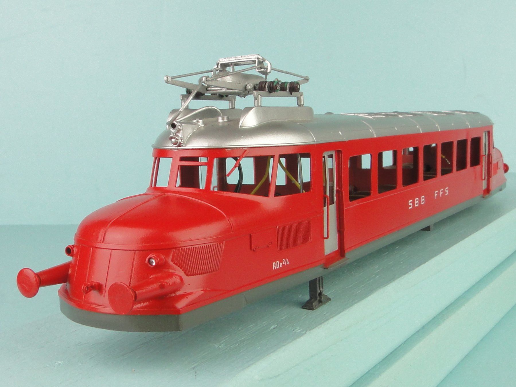 Fulgurex Modellini di ferrovie: Fulgurex H0, Roter Pfeil Gehäuse – Usato da Bülach venduto da cann11 7