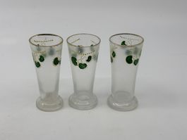 3 Vintage Gläschen