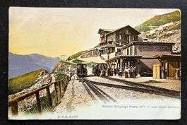 Station Schynige Platte Hôtel Bellevue Postkarte 1903 CP