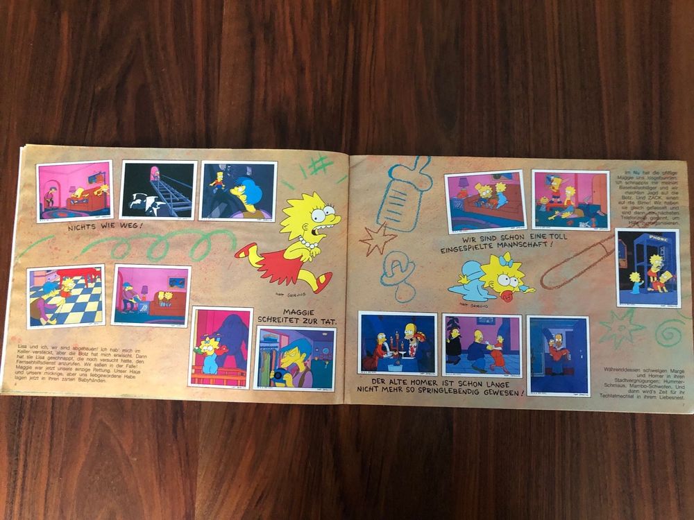 Simpsons Panini Album (komplett) (Gebraucht) in Wettingen für CHF 12 ...