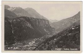 Faido, veduta generale, circolata 1927