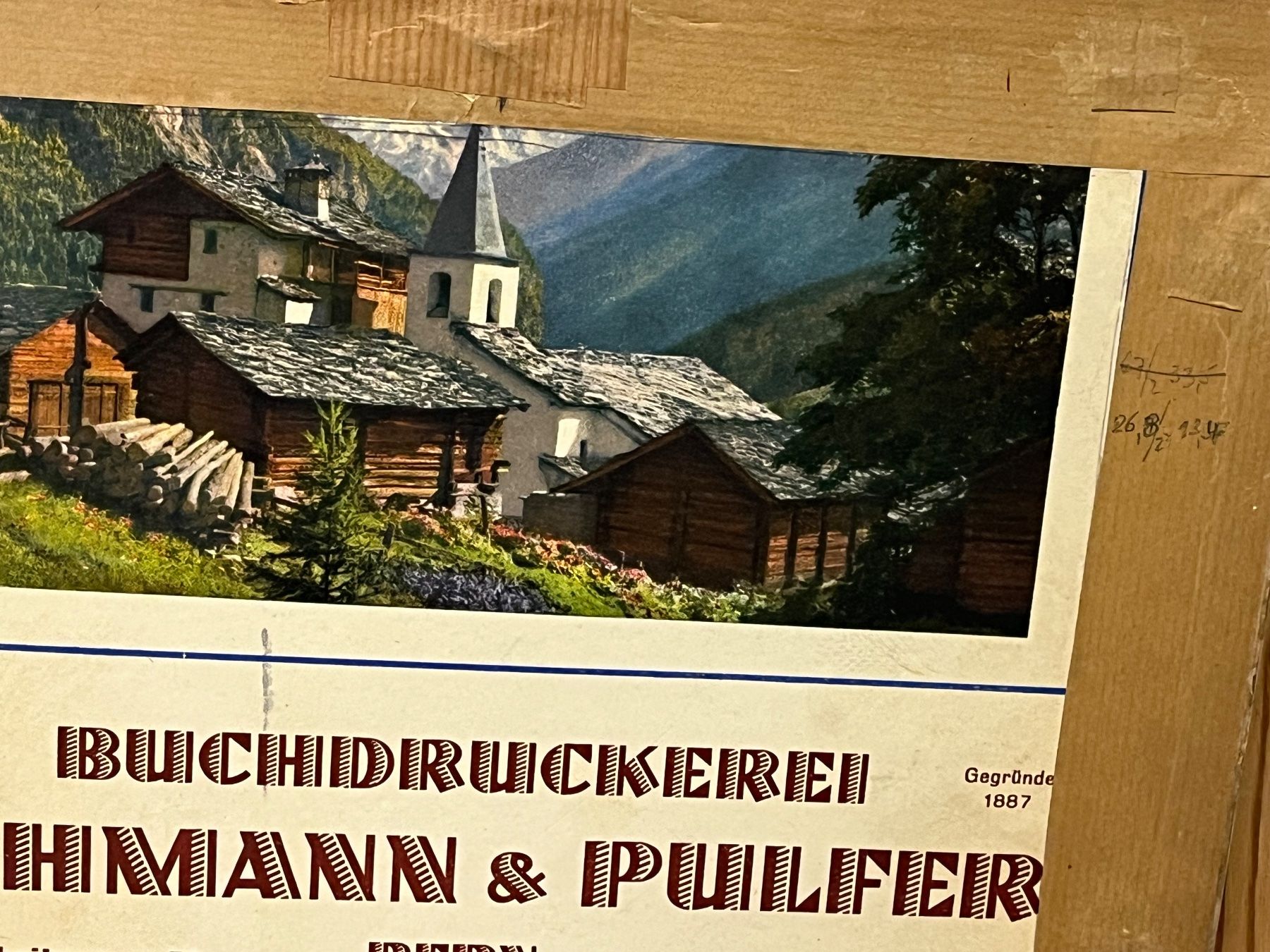 Dipinti: G. OESTERHELD 1906 Ermitage Arlesheim – Usato da Basel venduto da PAUL_ART 9