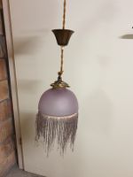 Hängeleuchte Luster Lampe Glas  Antik Jugendstil sammler