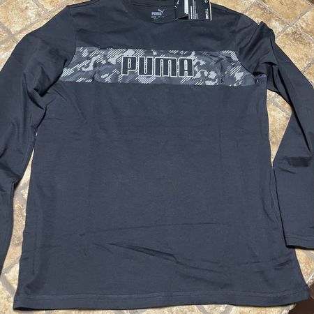 Puma maglione cotone nero-tgS/L- nuovo 👌per ogni giorno