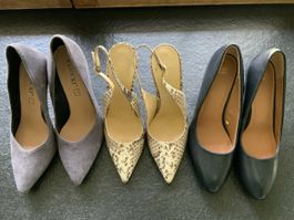 Schuhe-Paket: 3 Paar Damenschuhe, Gr. 38, Top Zustand!