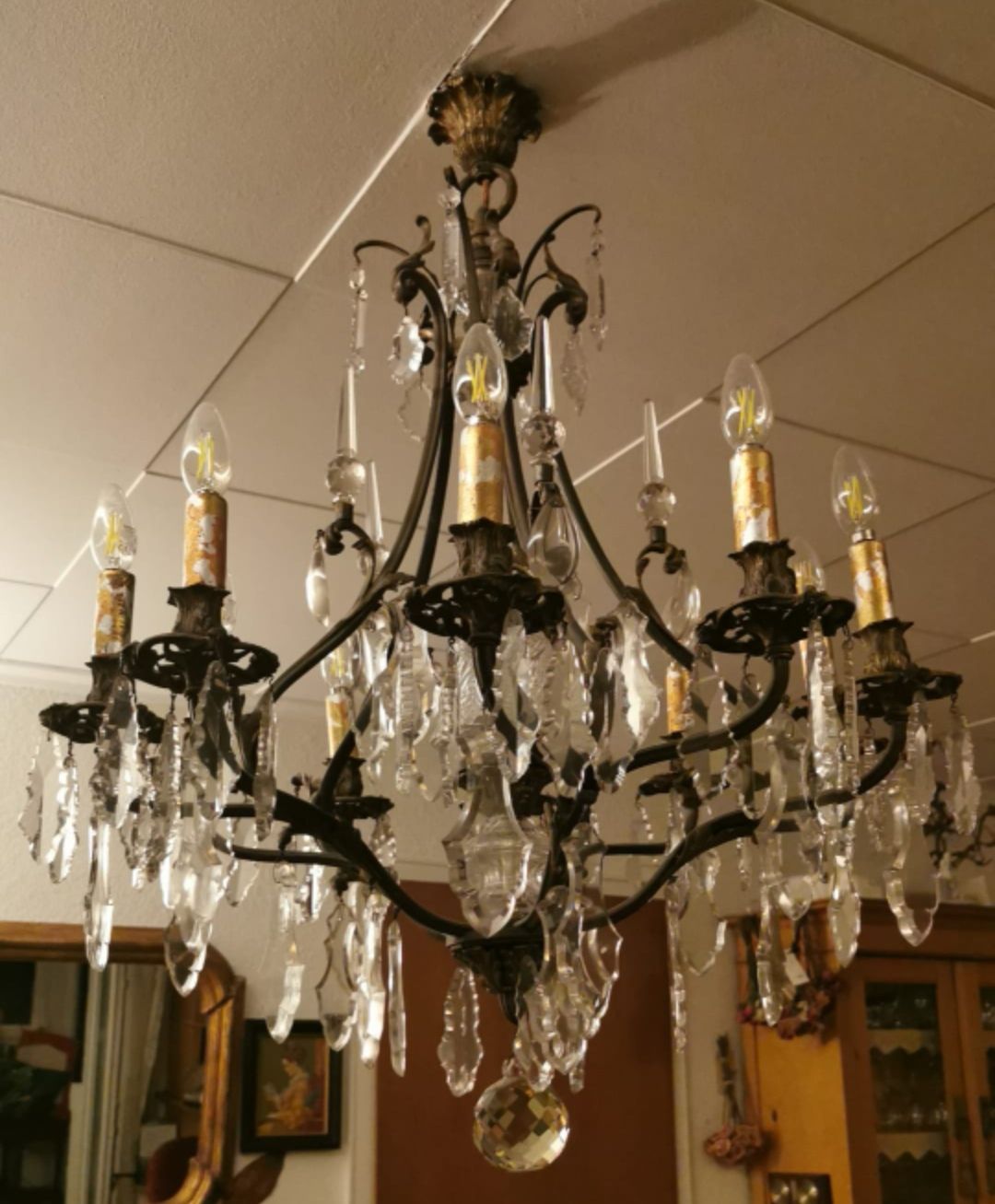 Lampadari & plafoniere: Kristall-Lüster, antik – Usato da Wettingen venduto da Biitel