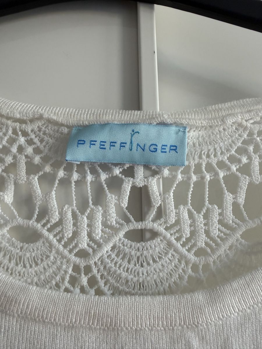 Maglioni & Felpe: Pfeffinger Pullover, Gr. 44, creme weiss, Spitze, Top! – Nuovo (secondo la descrizione) da Winterthur venduto da marisole4 1